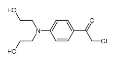 1-{4-[bis-(2-hydroxy-ethyl)-amino]-phenyl}-2-chloro-ethanone Structure