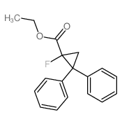 ethyl 1-fluoro-2,2-diphenyl-cyclopropane-1-carboxylate picture