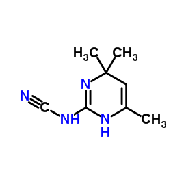 (4,4,6-Trimethyl-1,4-dihydropyrimidin-2-yl)cyanamide structure