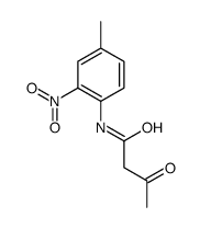 N-(4-methyl-2-nitrophenyl)-3-oxobutanamide结构式