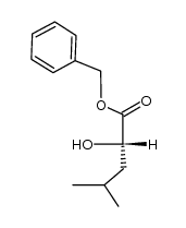 benzyl (-)-2-hydroxyisocaproate结构式