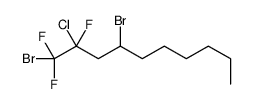 1,4-dibromo-2-chloro-1,1,2-trifluorodecane Structure