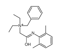 benzyl-[2-(2,6-dimethylanilino)-2-oxoethyl]-diethylazanium结构式