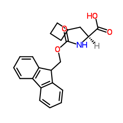 Fmoc-丙氨酸(β-环丁基)-OH结构式