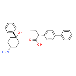 Cyclohexanol, 4-amino-1-phenyl-, alpha-ethyl-4-biphenylacetate, (Z)- picture