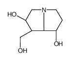 (1R,6S,7S,8R)-7-(hydroxymethyl)-2,3,5,6,7,8-hexahydro-1H-pyrrolizine-1,6-diol结构式