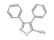 3,4-Diphenylisoxazol-5-amine结构式