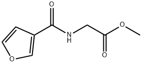 N-(3-Furoyl)glycine methyl ester结构式