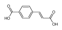 trans-p-carboxycinnamic acid结构式