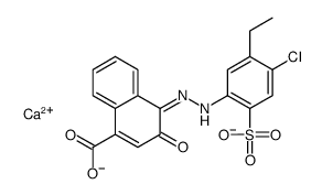 calcium 4-[(4-chloro-5-ethyl-2-sulphonatophenyl)azo]-3-hydroxy-2-naphthoate structure