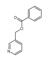 benzoic acid-[3]pyridylmethyl ester结构式