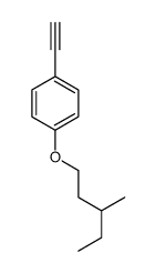 1-ethynyl-4-(3-methylpentoxy)benzene Structure