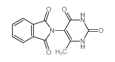 2-(4-methyl-2,6-dioxo-3H-pyrimidin-5-yl)isoindole-1,3-dione结构式