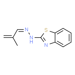 2-Propenal,2-methyl-,2-benzothiazolylhydrazone(9CI) picture