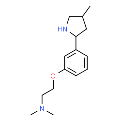 Ethanamine, N,N-dimethyl-2-[3-(4-methyl-2-pyrrolidinyl)phenoxy]- (9CI) picture