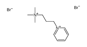 trimethyl(3-pyridin-1-ium-1-ylpropyl)azanium,dibromide Structure