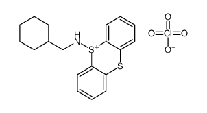 N-(cyclohexylmethyl)thianthren-5-ium-5-amine,perchlorate结构式