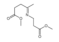 methyl 4-(3-methoxy-3-oxopropyl)iminopentanoate结构式