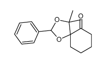 4,4-dimethyl-2-phenyl-1,3-dioxaspiro[4.5]decan-6-one Structure