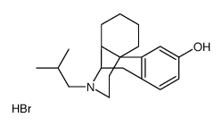 Morphinan-3-ol,17-isobutyl-,hydrobromide,(-)结构式