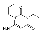 6-Amino-3-ethyl-1-propyluracil structure