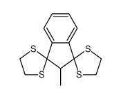 2'-methyl-2'H-dispiro[[1,3]dithiolane-2,1'-indene-3',2''-[1,3]dithiolane] Structure