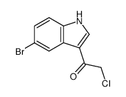 1-(5-BROMO-1H-INDOL-3-YL)-2-CHLORO-ETHANONE Structure