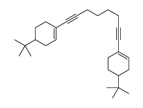 4-tert-butyl-1-[8-(4-tert-butylcyclohexen-1-yl)octa-1,7-diynyl]cyclohexene结构式