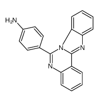 4-(benzimidazolo[1,2-c]quinazolin-6-yl)aniline Structure