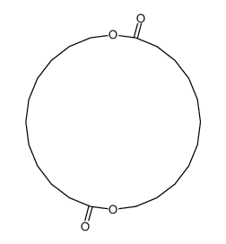 1,13-dioxacyclotetradocosane-2,14-dione结构式