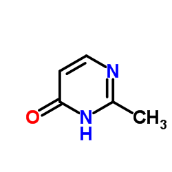 2-Methylpyrimidin-4-ol Structure