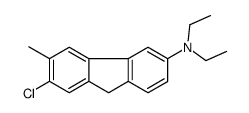 7-chloro-N,N-diethyl-6-methyl-9H-fluoren-3-amine picture