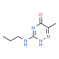 6-methyl-3-(propylamino)-1,2,4-triazin-5(4H)-one structure