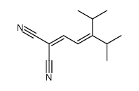 2-(3-isopropyl-4-methylpent-2-en-1-ylidene)malononitrile结构式