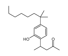 4-[2-hydroxy-4-(2-methyloctan-2-yl)phenyl]pentan-2-one结构式