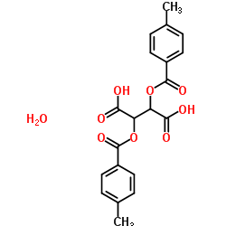 Di-p-toluoyl-D-tartaric acid monohydrate Structure