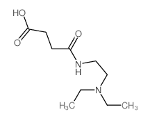 Butanoic acid,4-[[2-(diethylamino)ethyl]amino]-4-oxo- Structure