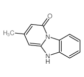 Pyrido[1,2-a]benzimidazol-1(5H)-one,3-methyl- Structure