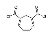 cyclohepta-3,5,7-triene-1,3-dicarbonyl dichloride Structure