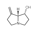 1H-Pyrrolizin-1-ol, hexahydro-7-methylene-, (1R-trans)-结构式