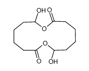 7,14-dihydroxy-1,8-dioxacyclotetradecane-2,9-dione Structure