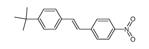 TRANS4TERTBUTYL4NITROSTILBENE结构式