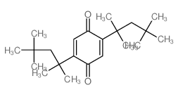 p-Benzoquinone, 2,5-bis (1,1,3,3-tetramethylbutyl)- structure