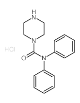 1-Piperazinecarboxamide,N,N-diphenyl-, hydrochloride (1:1) picture