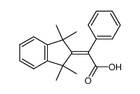 2-phenyl-2-(1,1,3,3-tetramethyl-1,3-dihydro-2H-inden-2-ylidene)acetic acid Structure