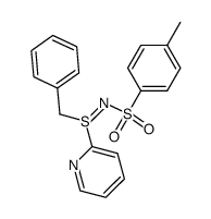 benzyl-2-pyridyl-N-p-tosylsulfilimine结构式