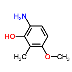 Phenol, 6-amino-3-methoxy-2-methyl- (9CI)结构式