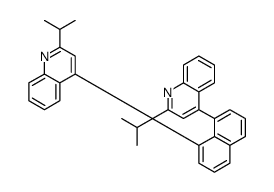 2-propan-2-yl-4-[8-(2-propan-2-ylquinolin-4-yl)naphthalen-1-yl]quinoline Structure