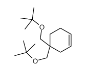 4,4-bis[(2-methylpropan-2-yl)oxymethyl]cyclohexene Structure