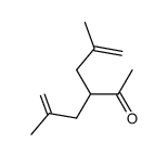 5-methyl-3-(2-methyl-2-propenyl)-5-hexen-2-one Structure